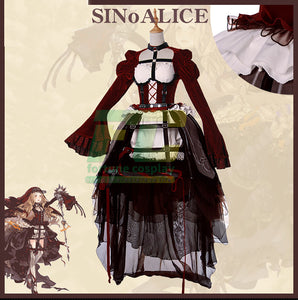 Free Shipping  SINoALICE Alice Snow White Snow White Cosplay Costume - fortunecosplay