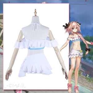 FGO Fate Grand Order Cosplay Costume Fate Extella Link Astolfo Cospaly Costume Sailor Swimsuit