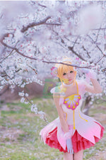 Load image into Gallery viewer, Free Shipping Card Captor SAKURA cosplay costume clear card dress Custom Made - fortunecosplay

