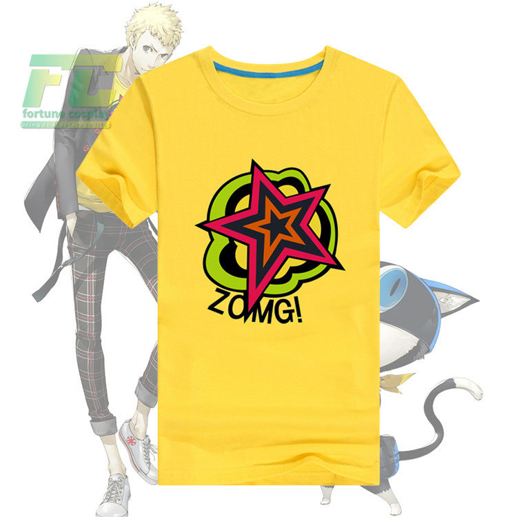 Persona 5 Ryuji Sakamoto   T-shirt Cosplay Costume - fortunecosplay