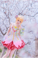 Load image into Gallery viewer, Free Shipping Card Captor SAKURA cosplay costume clear card dress Custom Made - fortunecosplay
