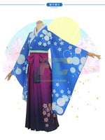 Load image into Gallery viewer, Re Zero Kara Hajimeru Isekai Seikatsu Ramu RAM Remu REM Yukata Kimono Outfit Cosplay Costume
