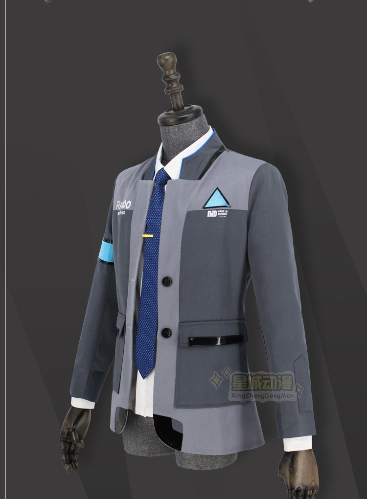 Detroit: Become Human Connor RK800 Agent Suit Uniform Cosplay Costume