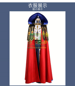 Free Shipping Code Geass R2 Suzaku Kururugi Knight of Zero Cosplay Costume