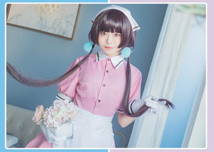 Blend S Maid Sakuranomiya Maika Hinata Kaho Cafe Sadistic Dress Cosplay Costume Full Set
