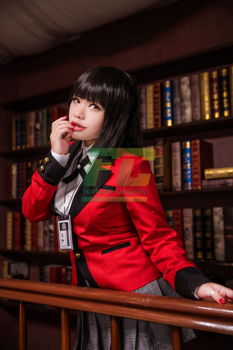 Kakegurui Jabami yumeko Compulsive Gambler Cosplay Costume - fortunecosplay