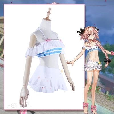 FGO Fate Grand Order Cosplay Costume Fate Extella Link Astolfo Cospaly Costume Sailor Swimsuit