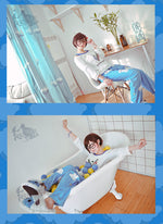 Load image into Gallery viewer, Overwatch Mei Rise and Shine Cosplay Costume Pajama - fortunecosplay
