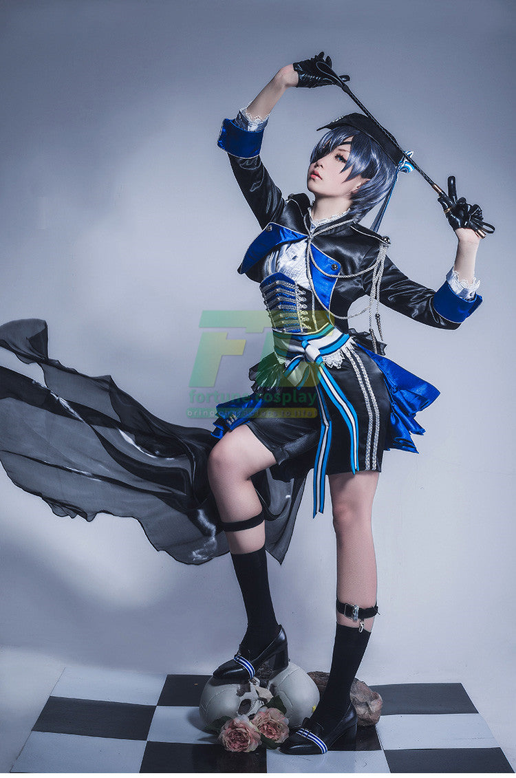 Free Shipping Black Butler Kuroshitsuji Ciel Aniplex Garage Kit full set cosplay costume - fortunecosplay