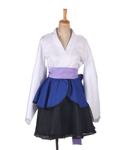 Naruto Shippuden Uchiha Sasuke Female Lolita Kimono Dress Anime Cosplay Costume - fortunecosplay