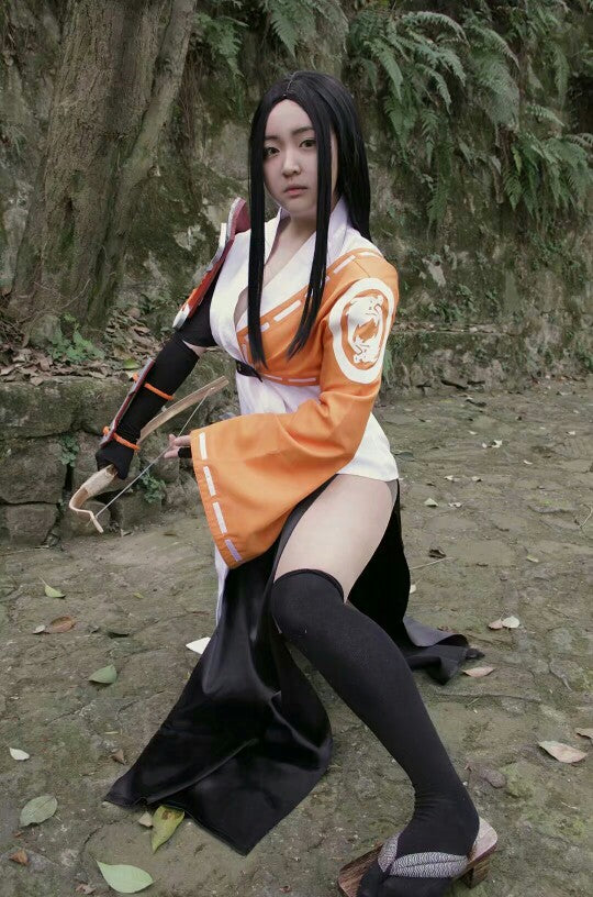 Young Hanzo Female Cosplay Costume Overwatch OW - fortunecosplay