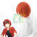 Load image into Gallery viewer, Erythrocite Red Blood Cell Cells at Work Hataraku Saibou Cosplay Wig

