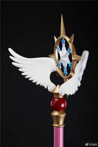 Card Captor Sakura Birdhead Star Magic Stick Wand Staves Cosplay Accessorie Porp