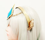 Load image into Gallery viewer, LOL the lady of Luminosity Luxanna Crownguard Cosplay Prop Headwear Accessories Light Element Skin
