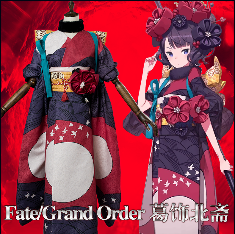 Katsushika Hokusai FGO Fate/Grand Order Foreigner Katsushika Hokusai cosplay costume