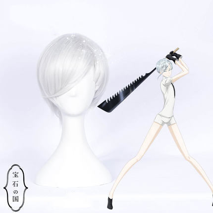 Land of the Lustrous Houseki no Kuni Antarcticite Cosplay Full Wigs - fortunecosplay