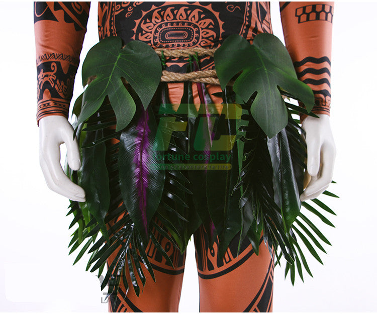 Moana Maui Cosplay Costume Halloween Adult - fortunecosplay