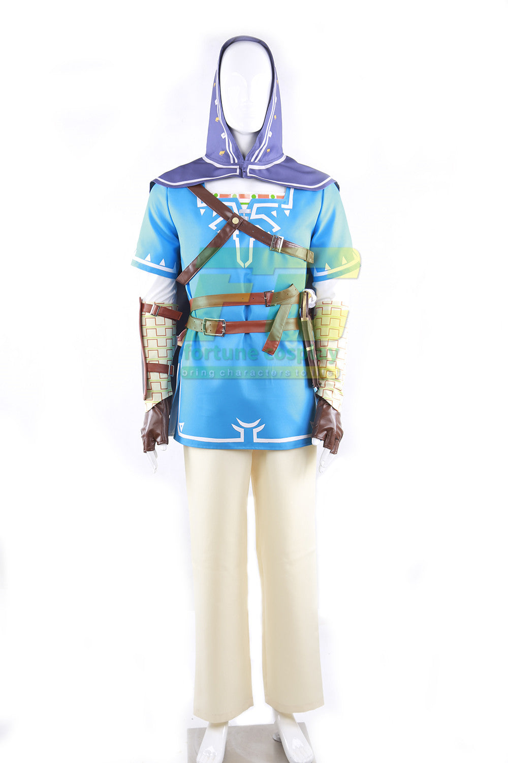 The Legend of Zelda Breath of the Wild Link Sheikah Slate Quiver Cosplay Costume - fortunecosplay