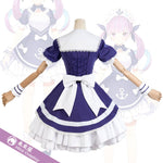 Load image into Gallery viewer, Vtuber Minato Aqua Cosplay Costume Women Cute Maid Dress Halloween Carnival Party Uniforms YouTuber Outfits Custom Made

