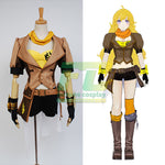 Load image into Gallery viewer, RWBY Yang Xiao Long Cosplay  Costume Yellow Trailer - fortunecosplay
