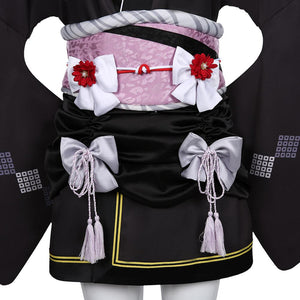 Final Fantasy VII  FF 7 Remake Tifa Lockhart Women Lolita Kimono Dress Halloween Carnival Costume Cosplay Costume