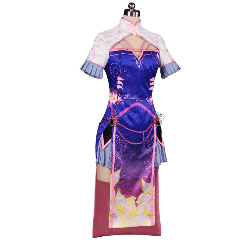 OW DVA Chinese cheongsam cosplay costume stage dress - fortunecosplay