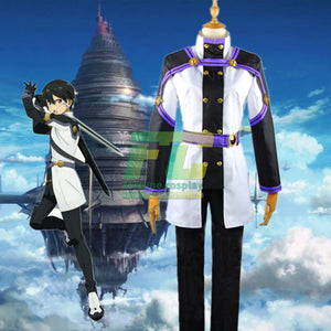 Sword Art Online SAO Movie: Ordinal Scale Kazuto Kirigaya Kirito Cosplay Costume - fortunecosplay