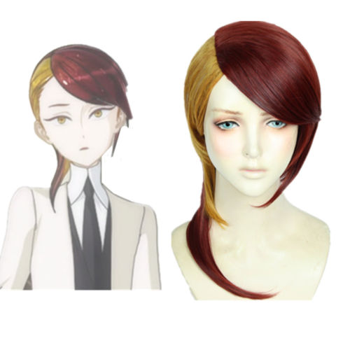Land of the Lustrous Houseki no Kuni Rutile Blond Wine Mix Cosplay Full Wigs - fortunecosplay