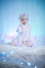 Load image into Gallery viewer, Houseki no Kuni Land of the Lustrous Diamond Winter Pajama Lolita Dress Cosplay Costume
